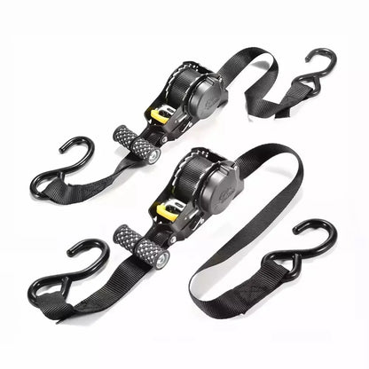 🔥Christmas Sale 49% OFF – Pro Reinforced Heavy-Duty Auto-Retractable Ratchet Straps