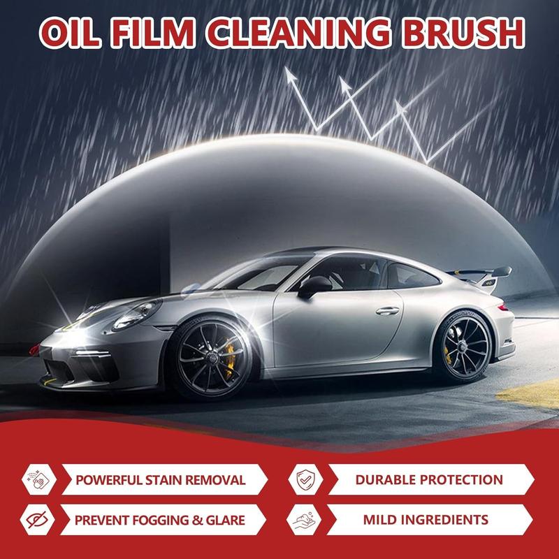 🚗🧼Automotive Oil Film Cleaning Brush for Car Windows – Glass Cleaning Board