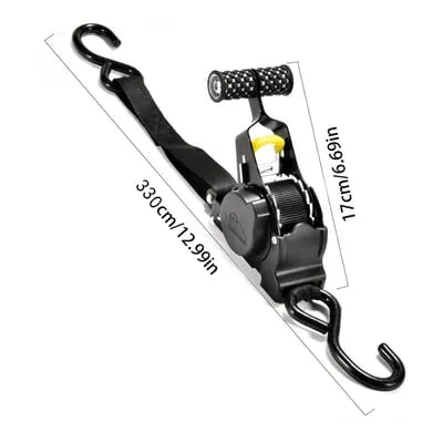🔥Christmas Sale 49% OFF – Pro Reinforced Heavy-Duty Auto-Retractable Ratchet Straps