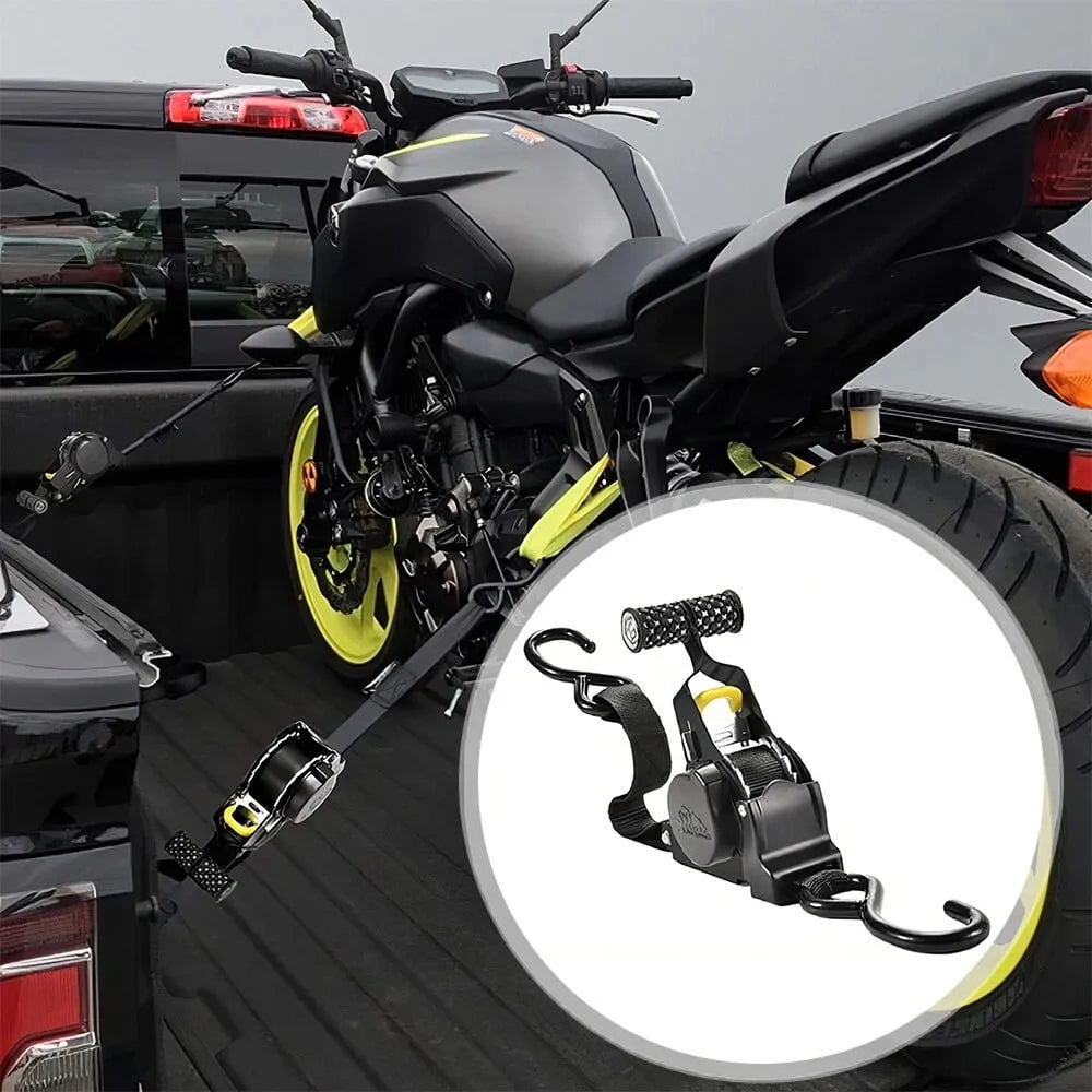🔥Christmas Sale 49% OFF – Pro Reinforced Heavy-Duty Auto-Retractable Ratchet Straps